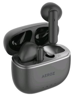 AEROZ TWS-1000 ZWART - Echte draadloze oordopjes in de groep HOME ELECTRONICS / Audio & Beeld / Koptelefoon & Accessoires / Koptelefoon bij TP E-commerce Nordic AB (C82539)