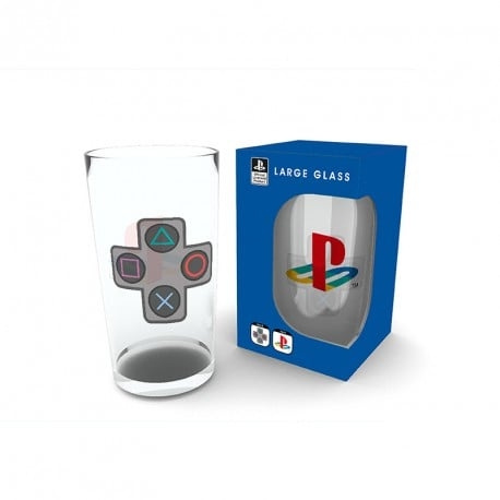 Abysse PLAYSTATION - Groot glas - 400ml - Knoppen - doos in de groep SPORT, VRIJE TIJD & HOBBY / Leuke dingen / Bekers bij TP E-commerce Nordic AB (C82553)