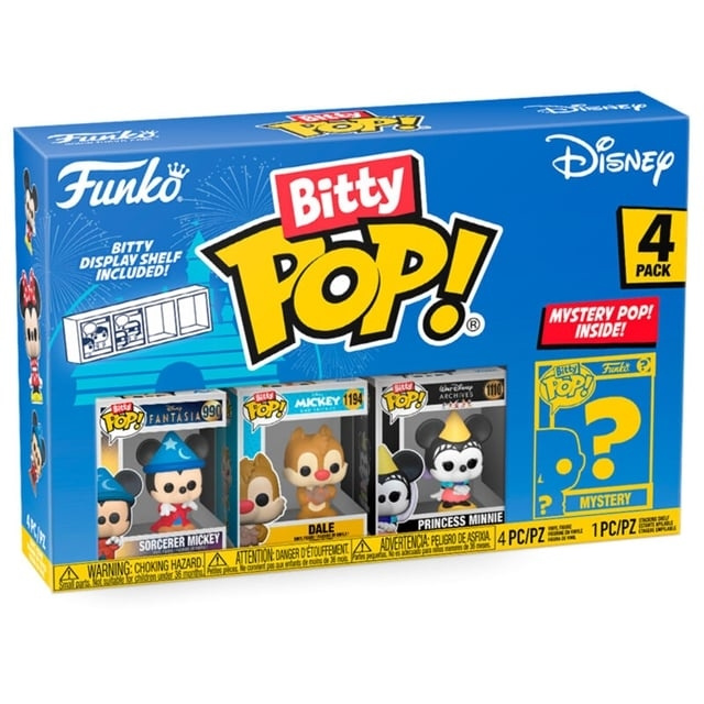 Funko Pop! - Bitty POP 4PK Disney tovenaar Mickey (71321) in de groep SPEELGOED, KINDER- & BABYPRODUCTEN / Speelgoed / Figuren & miniaturen bij TP E-commerce Nordic AB (C82565)