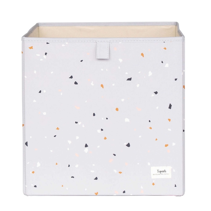 3 Sprouts Opbergdoos Terrazzo/Lichtgrijs in de groep SPEELGOED, KINDER- & BABYPRODUCTEN / Kinderkamer / Opslag bij TP E-commerce Nordic AB (C82592)