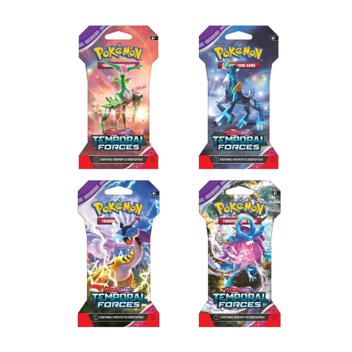 Pokémon Pokemon - SV4 Temporal Forces Blister 1P (POK85663) in de groep SPEELGOED, KINDER- & BABYPRODUCTEN / Speelgoed / Speelgoed bij TP E-commerce Nordic AB (C82602)