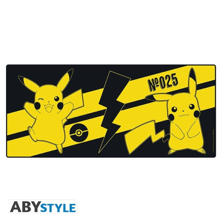 Abysse POKEMON - Muismat XXL - Pikachu in de groep COMPUTERS & RANDAPPARATUUR / GAMING / Muismat bij TP E-commerce Nordic AB (C82606)