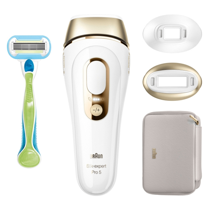 Braun PL5152 IPL wit & goud in de groep BEAUTY & HEALTH / Haar & Styling / Ontharing / IPL en laser bij TP E-commerce Nordic AB (C82624)