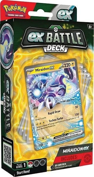 Pokémon Pokemon - Wedstrijddeck EX - Miraidon (POK85754) in de groep SPEELGOED, KINDER- & BABYPRODUCTEN / Speelgoed / Speelgoed bij TP E-commerce Nordic AB (C82678)