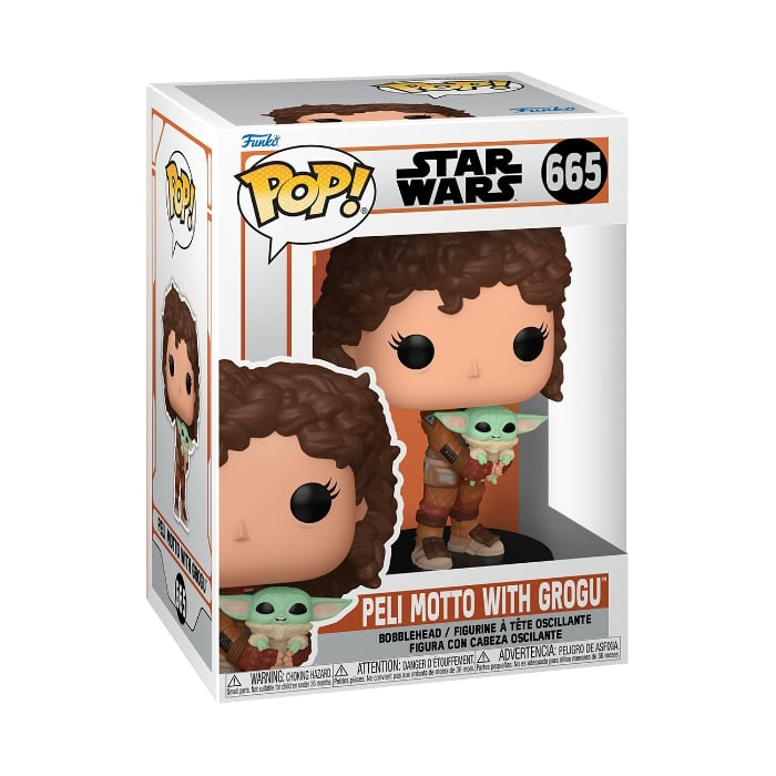 Funko Pop! - Vinyl Mandalorian - Peli Motto W/Grogu (76552) in de groep SPEELGOED, KINDER- & BABYPRODUCTEN / Speelgoed / Figuren & miniaturen bij TP E-commerce Nordic AB (C82733)