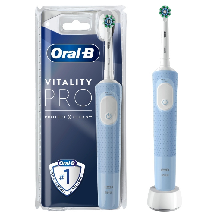 Oral B Vitality Pro Vapor Blue CA CLS elektrische tandenborstel in de groep BEAUTY & HEALTH / Mondverzorging / Elektrische tandenborstels bij TP E-commerce Nordic AB (C82761)