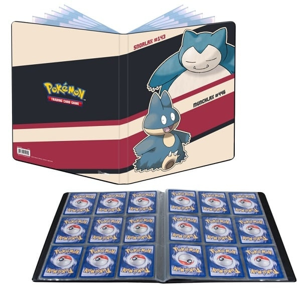 Pokémon Portfolio 9-P - Snorlax & Munchlax (ULT15950) in de groep SPEELGOED, KINDER- & BABYPRODUCTEN / Speelgoed / Speelgoed bij TP E-commerce Nordic AB (C82772)