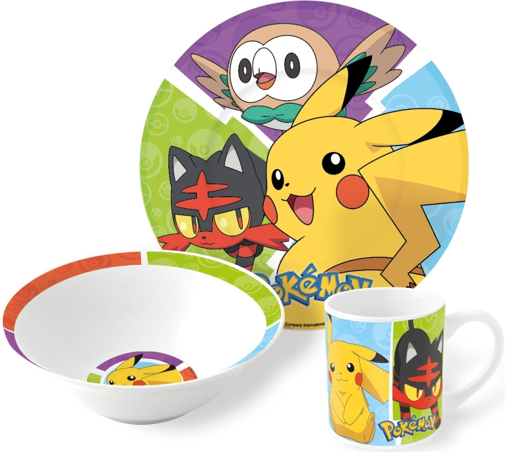 Pokémon Pokémon Stor - 3-Delige Keramische Geschenkset - (36965) in de groep SPEELGOED, KINDER- & BABYPRODUCTEN / Speelgoed / Speelgoed bij TP E-commerce Nordic AB (C82777)