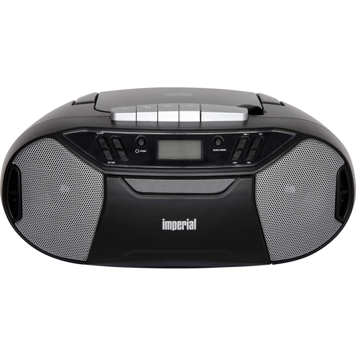 imperial PBB 1 Compacte draagbare boombox met CD-speler, cassettedeck en FM-radio in de groep HOME ELECTRONICS / Audio & Beeld / Thuisbioscoop, Hifi en Draagbaar / Compacte stereo- en platenspelers bij TP E-commerce Nordic AB (C82799)