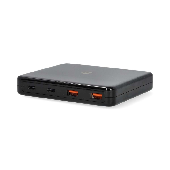 Nedis Oplader | 65 W | GaN | Snellaad functie | 1.5 / 2.0 / 3.0 / 3.25 A | Outputs: 4 | USB-A / USB-C™ | Euro | 1.50 m | Automatische Voltage Selectie in de groep SMARTPHONE & TABLETS / Opladers & Kabels / Wandoplader / Wandoplader USB bij TP E-commerce Nordic AB (C82809)