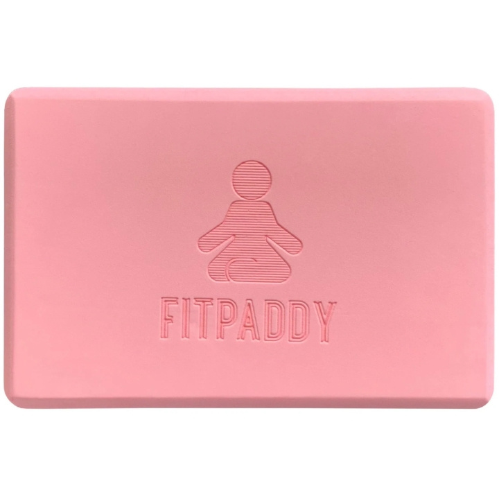 Fitpaddy Yoga Block Rosa 2st in de groep SPORT, VRIJE TIJD & HOBBY / Oefen materiaal / Training-accessoires bij TP E-commerce Nordic AB (C82823)