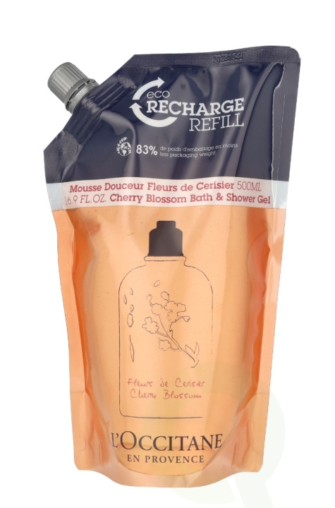 L\'Occitane Cherry Blossom Bath & Shower Gel - Refill 500 ml in de groep BEAUTY & HEALTH / Huidsverzorging / Lichaamsverzorging / Bad- en douchegels bij TP E-commerce Nordic AB (C82873)