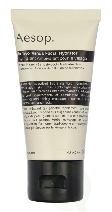 AESOP In Two Minds Facial Hydrator 60 ml in de groep BEAUTY & HEALTH / Huidsverzorging / Gezicht / Gezichtscrèmes bij TP E-commerce Nordic AB (C82928)