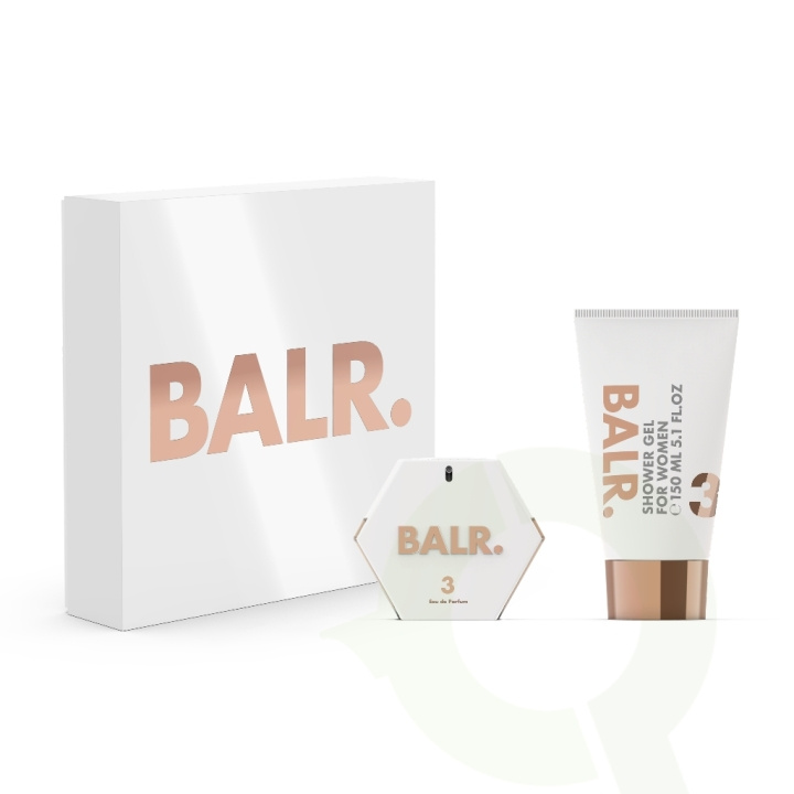 Balr. 3 FOR WOMEN Giftset 200 ml Edp Spray 50 ml/Shower Gel 150ml in de groep BEAUTY & HEALTH / Cadeausets / Cadeausets voor haar bij TP E-commerce Nordic AB (C82937)