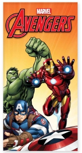 AVENGERS Handdoek - 70x140 cm - AVENGERS (110049) in de groep HUISHOUDEN & TUIN / Badkamer / Handdoeken bij TP E-commerce Nordic AB (C83053)