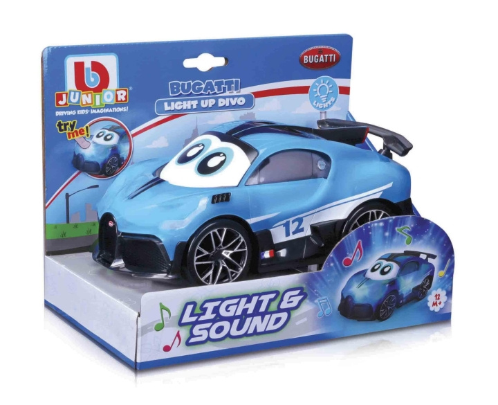 BB Junior Bugatti Lichtgevende Divo (1681208) in de groep SPEELGOED, KINDER- & BABYPRODUCTEN / Speelgoed / Speelgoedauto\'s bij TP E-commerce Nordic AB (C83064)