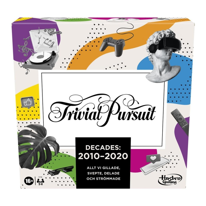 Hasbro Trivial Pursuit Decades: 2010-2020 (SE) in de groep SPEELGOED, KINDER- & BABYPRODUCTEN / Speelgoed / Bordspellen / Familiespellen bij TP E-commerce Nordic AB (C83241)