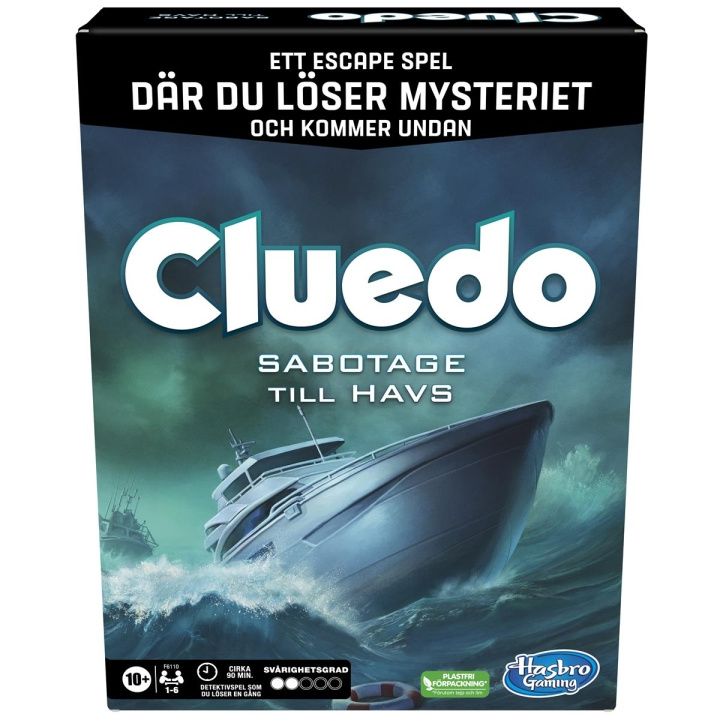 Hasbro Cluedo Ontsnappen Gevaar op de S.S. Ramp (SE) in de groep SPEELGOED, KINDER- & BABYPRODUCTEN / Speelgoed / Bordspellen / Familiespellen bij TP E-commerce Nordic AB (C83262)