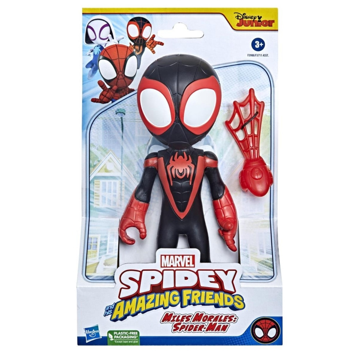 Spidey en zijn Verbazingwekkende Vrienden Supersized 9 Inch Figuur Miles Morales in de groep SPEELGOED, KINDER- & BABYPRODUCTEN / Speelgoed / Figuren, Miniaturen & accessoires bij TP E-commerce Nordic AB (C83266)