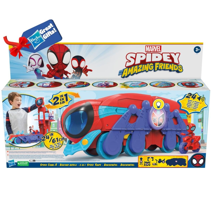 Spidey en zijn Verbazingwekkende Vrienden Speelset Spider Crawl-R Mobiel HQ in de groep SPEELGOED, KINDER- & BABYPRODUCTEN / Speelgoed / Speelgoed bij TP E-commerce Nordic AB (C83269)