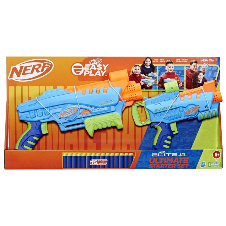 NERF N-Strike Elite Jr. Ultimate Startset in de groep SPEELGOED, KINDER- & BABYPRODUCTEN / Speelgoed / Actie spel bij TP E-commerce Nordic AB (C83270)