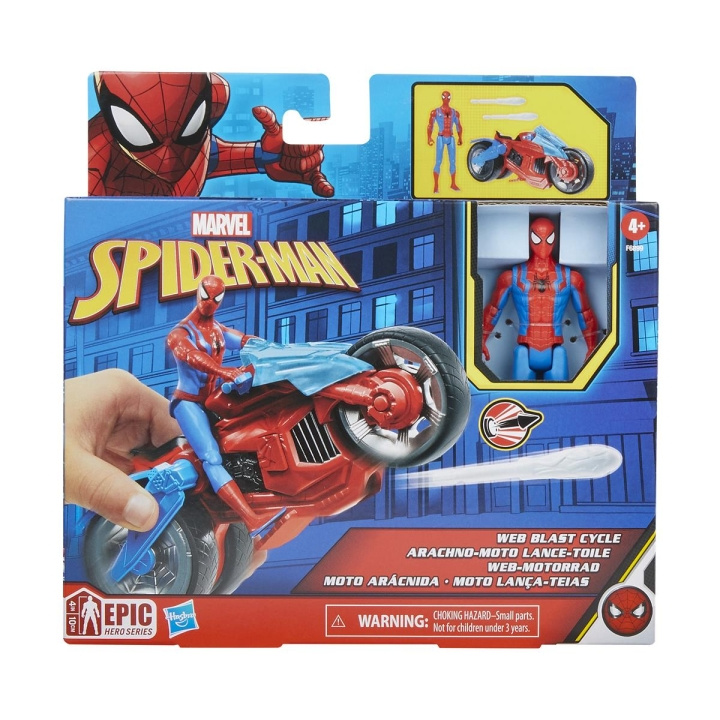 Spider-Man 4 Inch Voertuig en Figuur in de groep SPEELGOED, KINDER- & BABYPRODUCTEN / Speelgoed / Figuren, Miniaturen & accessoires bij TP E-commerce Nordic AB (C83271)