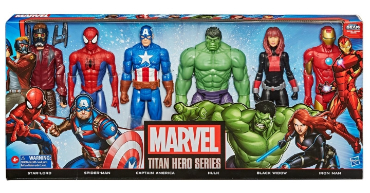 Avengers Titan Helden Collectie 6-pack in de groep SPEELGOED, KINDER- & BABYPRODUCTEN / Speelgoed / Figuren & miniaturen bij TP E-commerce Nordic AB (C83303)