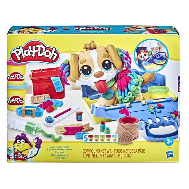 Play-Doh speelset Care \'n Carry Vet in de groep SPEELGOED, KINDER- & BABYPRODUCTEN / Speelgoed / Ambachten bij TP E-commerce Nordic AB (C83304)