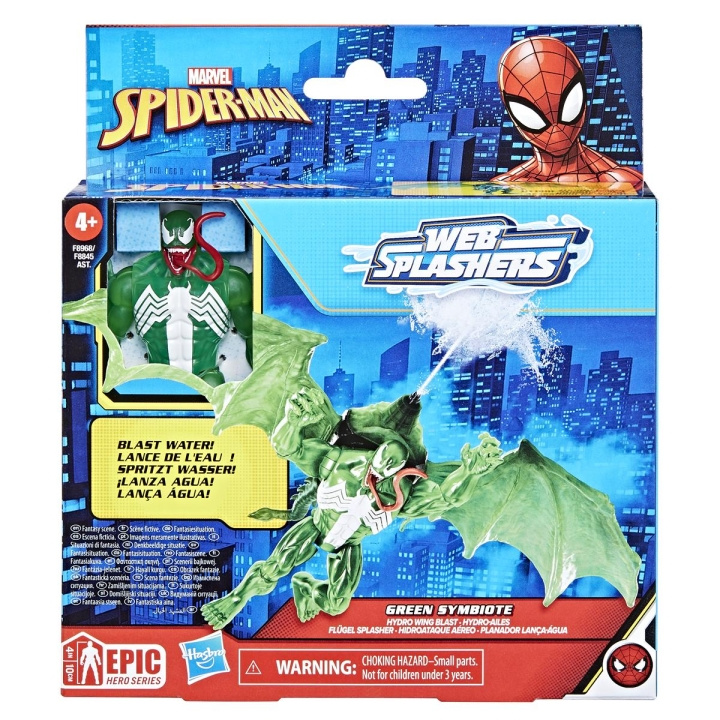 Spider-Man Web Splashers Figuur & Voertuig Green Symbiote in de groep SPEELGOED, KINDER- & BABYPRODUCTEN / Speelgoed / Figuren, Miniaturen & accessoires bij TP E-commerce Nordic AB (C83312)