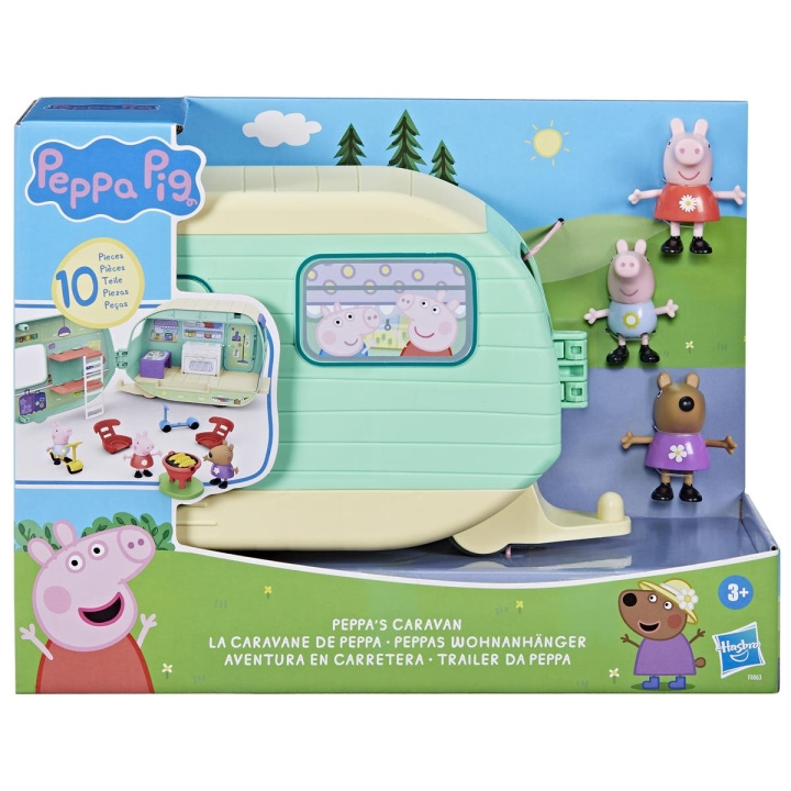 Hasbro Peppa Pig Peppa\'s caravan in de groep SPEELGOED, KINDER- & BABYPRODUCTEN / Speelgoed / Speelgoed bij TP E-commerce Nordic AB (C83327)