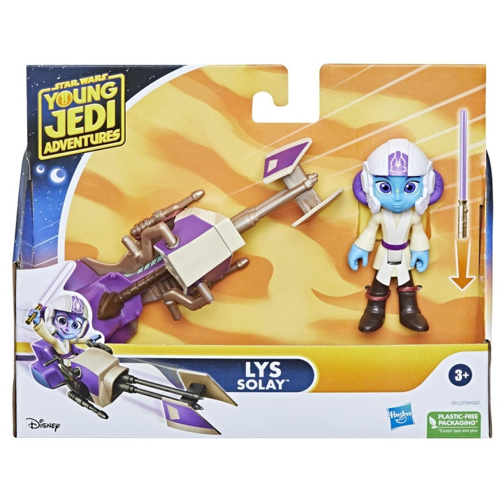 Star Wars Jonge Jedi Lys Solay Figuur & Speeder Bike in de groep SPEELGOED, KINDER- & BABYPRODUCTEN / Speelgoed / Speelgoed bij TP E-commerce Nordic AB (C83331)