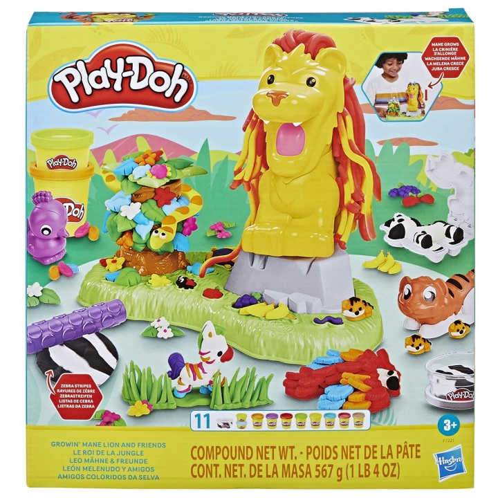 Play-Doh speelset volwassen manen leeuw en vrienden in de groep SPEELGOED, KINDER- & BABYPRODUCTEN / Speelgoed / Ambachten bij TP E-commerce Nordic AB (C83342)