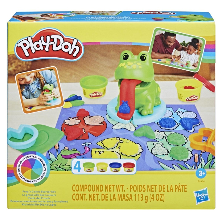 Play-Doh Starters Speelset Kikker \'n Kleuren in de groep SPEELGOED, KINDER- & BABYPRODUCTEN / Speelgoed / Ambachten bij TP E-commerce Nordic AB (C83346)