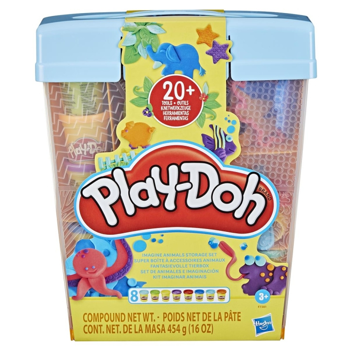 Play-Doh Speelset Imagine Dieren Opbergset in de groep SPEELGOED, KINDER- & BABYPRODUCTEN / Speelgoed / Ambachten bij TP E-commerce Nordic AB (C83367)