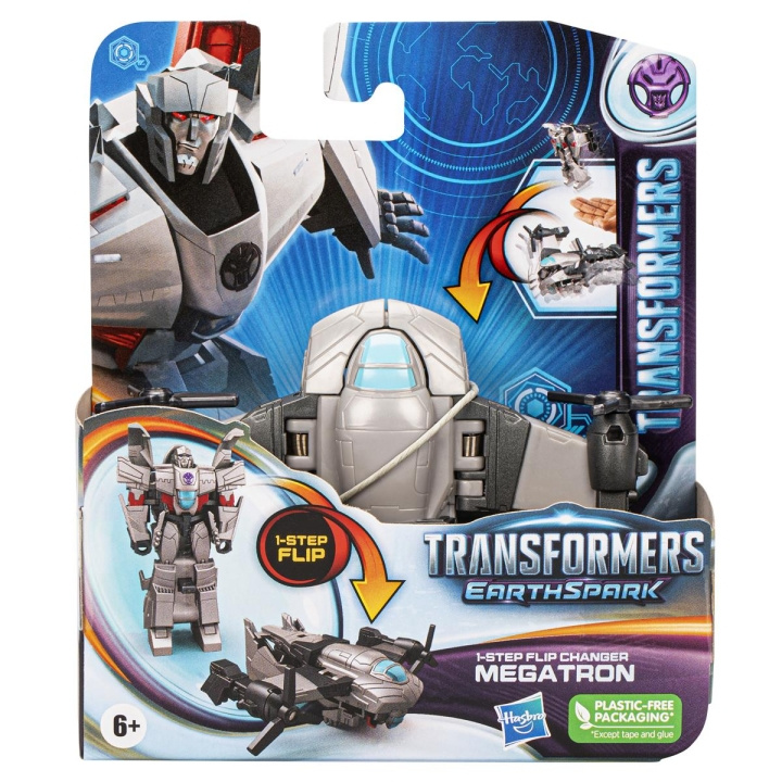 Transformers EarthSpark 1-staps Flip Megatron in de groep SPEELGOED, KINDER- & BABYPRODUCTEN / Speelgoed / Figuren, Miniaturen & accessoires bij TP E-commerce Nordic AB (C83393)