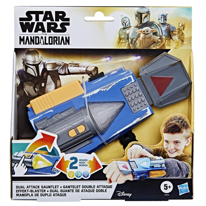 Star Wars Mandalorian dubbele aanvalshandschoen in de groep SPEELGOED, KINDER- & BABYPRODUCTEN / Speelgoed / Actie spel bij TP E-commerce Nordic AB (C83441)