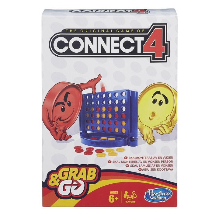 Hasbro Grab & Go Connect 4 in de groep SPEELGOED, KINDER- & BABYPRODUCTEN / Speelgoed / Bordspellen / Familiespellen bij TP E-commerce Nordic AB (C83442)