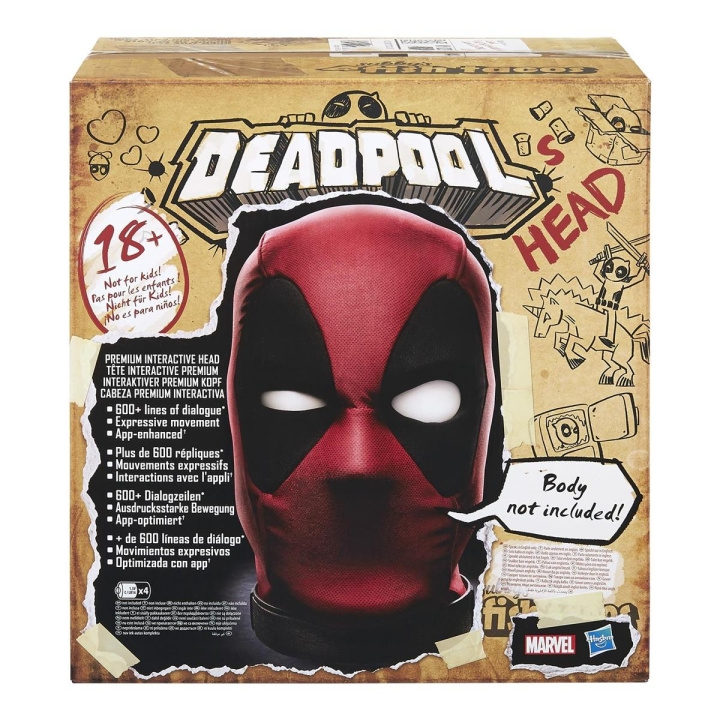 Marvel Legends Deadpool\'s Hoofd Premium Interactief Hoofd in de groep SPEELGOED, KINDER- & BABYPRODUCTEN / Speelgoed / Figuren, Miniaturen & accessoires bij TP E-commerce Nordic AB (C83449)