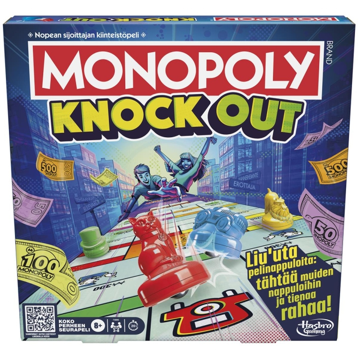 Hasbro Monopoly Knockout (FI) in de groep SPEELGOED, KINDER- & BABYPRODUCTEN / Speelgoed / Bordspellen / Familiespellen bij TP E-commerce Nordic AB (C83453)