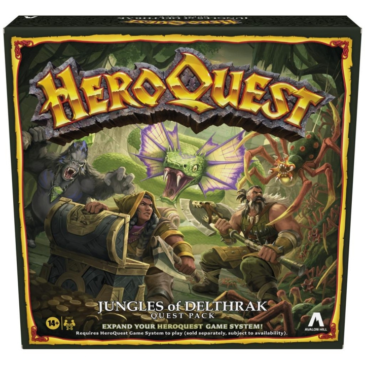 Hasbro HeroQuest Expansion Jungles of Delthrak (EN) in de groep SPEELGOED, KINDER- & BABYPRODUCTEN / Speelgoed / Bordspellen / Familiespellen bij TP E-commerce Nordic AB (C83455)