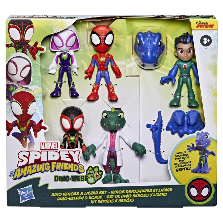 Spidey en zijn Verbazingwekkende Vrienden Dino Web Helden & Hagedis Set in de groep SPEELGOED, KINDER- & BABYPRODUCTEN / Speelgoed / Figuren, Miniaturen & accessoires bij TP E-commerce Nordic AB (C83511)