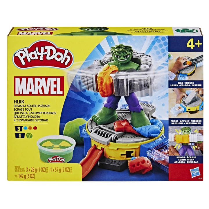 Play-Doh Marvel Hulk & Squish Speelset in de groep SPEELGOED, KINDER- & BABYPRODUCTEN / Speelgoed / Ambachten bij TP E-commerce Nordic AB (C83515)