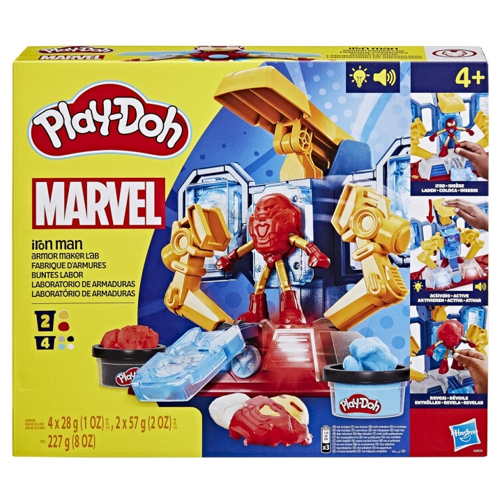 Play-Doh Marvel Iron Man Armor Maker Lab Speelset in de groep SPEELGOED, KINDER- & BABYPRODUCTEN / Speelgoed / Ambachten bij TP E-commerce Nordic AB (C83516)