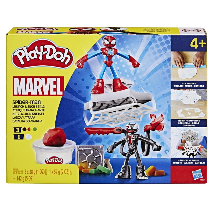 Play-Doh Marvel Spider-Man Lanceer & Snij Playset in de groep SPEELGOED, KINDER- & BABYPRODUCTEN / Speelgoed / Ambachten bij TP E-commerce Nordic AB (C83517)