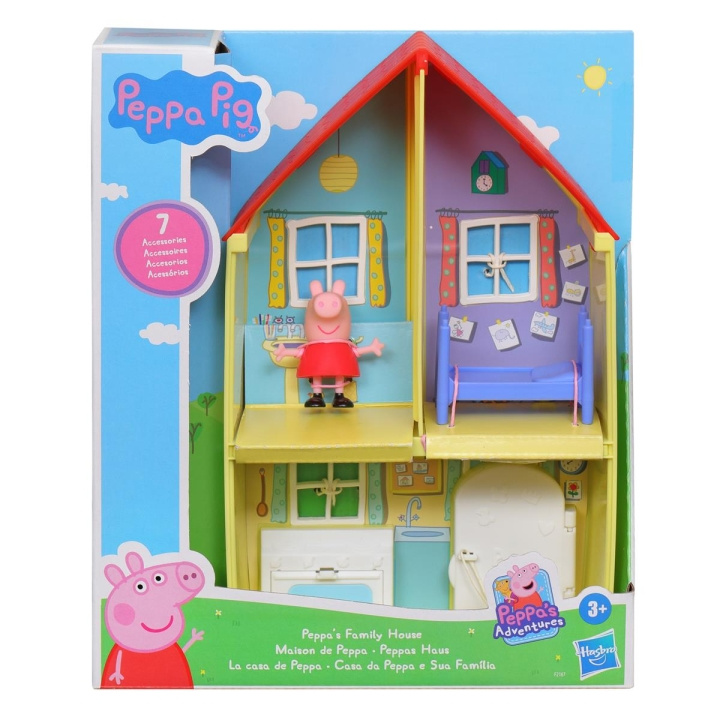 Hasbro Peppa Pig Peppa\'s Familiehuis Speelset in de groep SPEELGOED, KINDER- & BABYPRODUCTEN / Speelgoed / Speelgoed bij TP E-commerce Nordic AB (C83520)