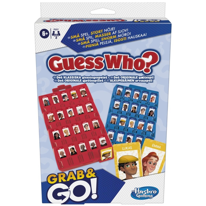 Hasbro Grab & Go Guess Who in de groep SPEELGOED, KINDER- & BABYPRODUCTEN / Speelgoed / Bordspellen / Familiespellen bij TP E-commerce Nordic AB (C83534)