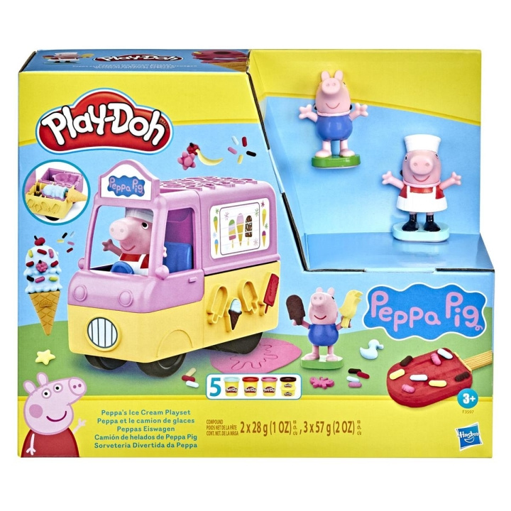 Play-Doh Peppa Varken Speelset Peppa\'s ijsje in de groep SPEELGOED, KINDER- & BABYPRODUCTEN / Speelgoed / Ambachten bij TP E-commerce Nordic AB (C83547)