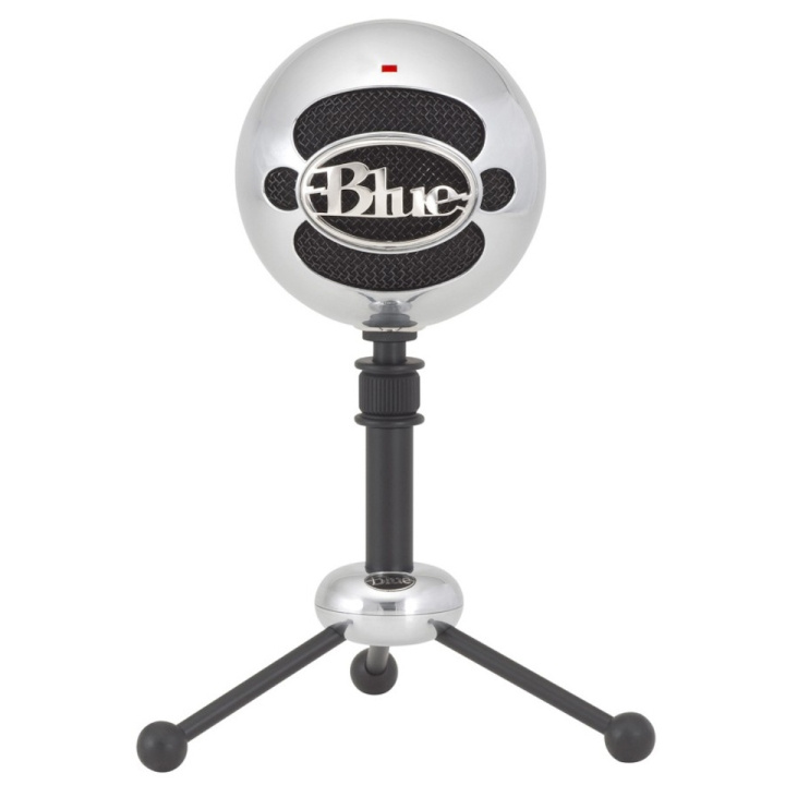 Blue Microphone Blauw - Microfoon Snowball Geborsteld Aluminium in de groep COMPUTERS & RANDAPPARATUUR / Computeraccessoires / Microfoons bij TP E-commerce Nordic AB (C83584)