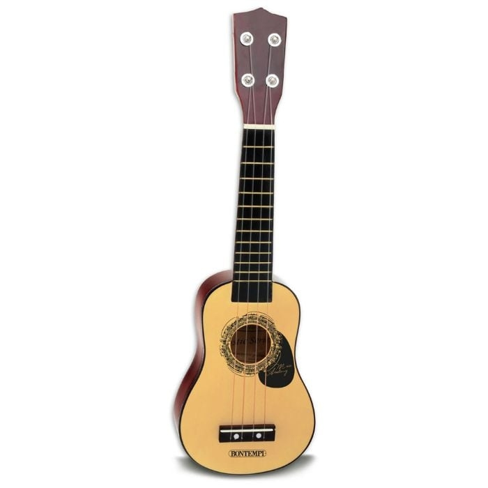 Bontempi Wodden Ukulele, 52,5 cm (215330) in de groep SPEELGOED, KINDER- & BABYPRODUCTEN / Muziek, Zang en afbeelingen / Muziekinstrumenten bij TP E-commerce Nordic AB (C83602)