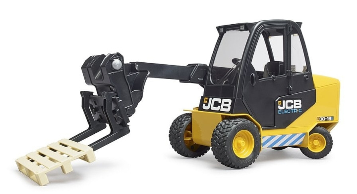 Bruder JCB Teletruck met pallet (02512) in de groep SPEELGOED, KINDER- & BABYPRODUCTEN / Speelgoed / Speelgoedauto\'s bij TP E-commerce Nordic AB (C83608)